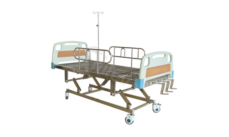 ABS手動三搖護(hù)理床SLV-B4031 ABS Hospital Bed with Three Cranks